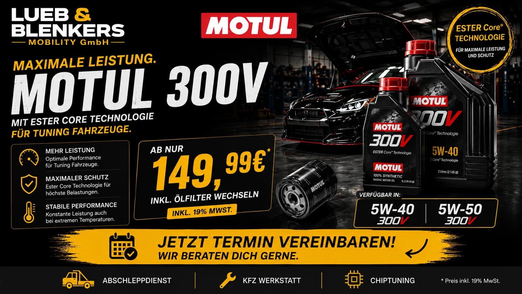 Motul 300V – Motorsport-Technologie für höchste Ansprüche